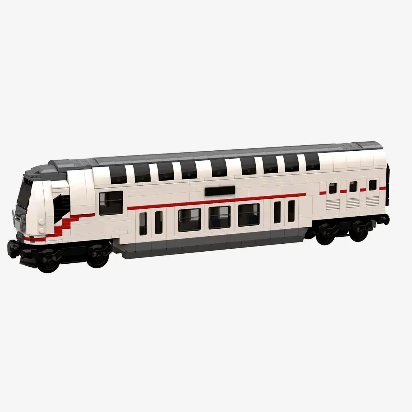 Steuerwagen weiß rot