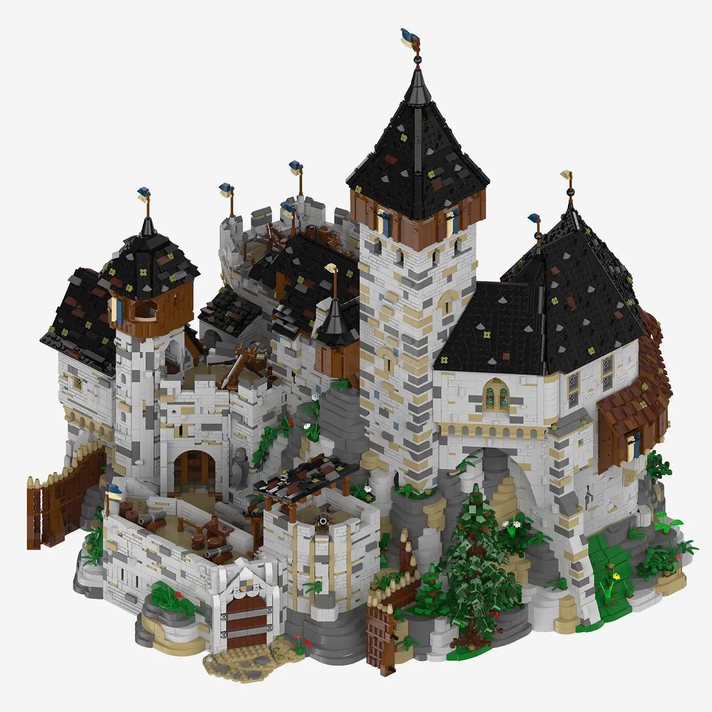 Burg Blaustein: Schildwerk-Erweiterung
