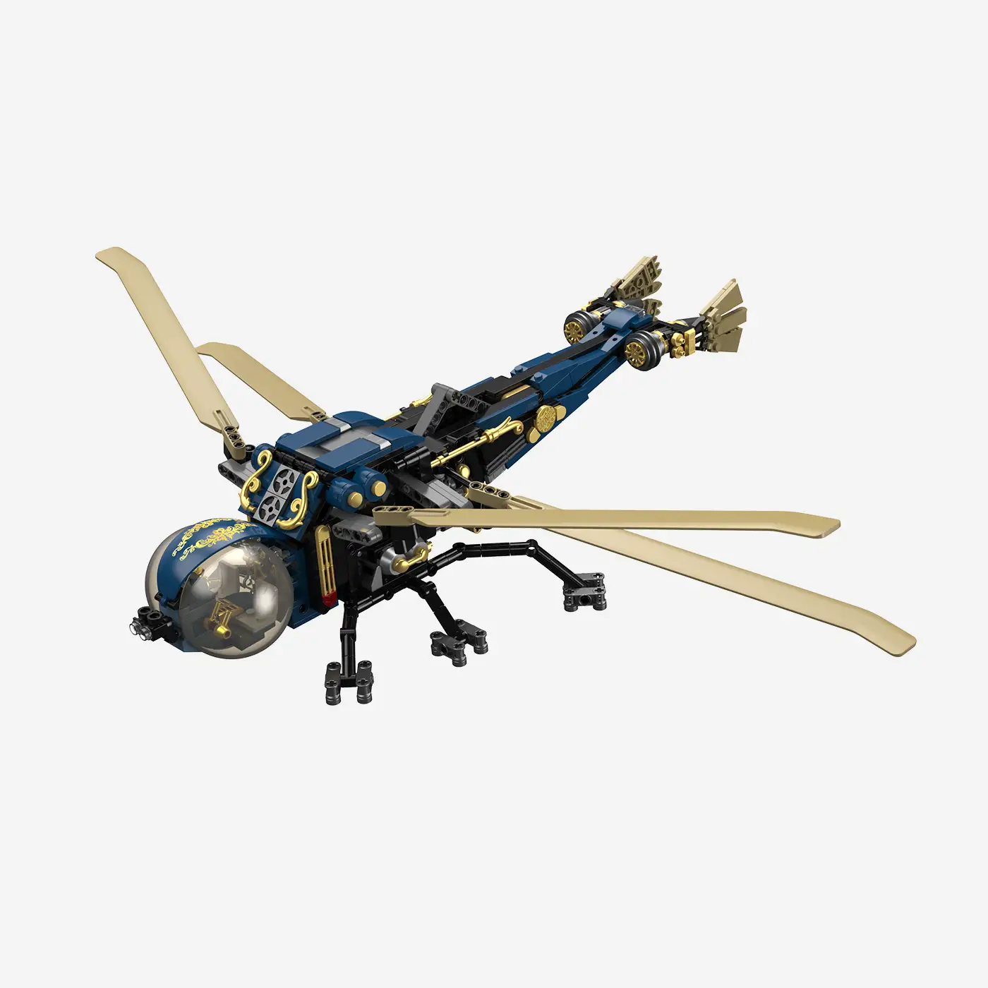 Steampunk Mechanische Libelle