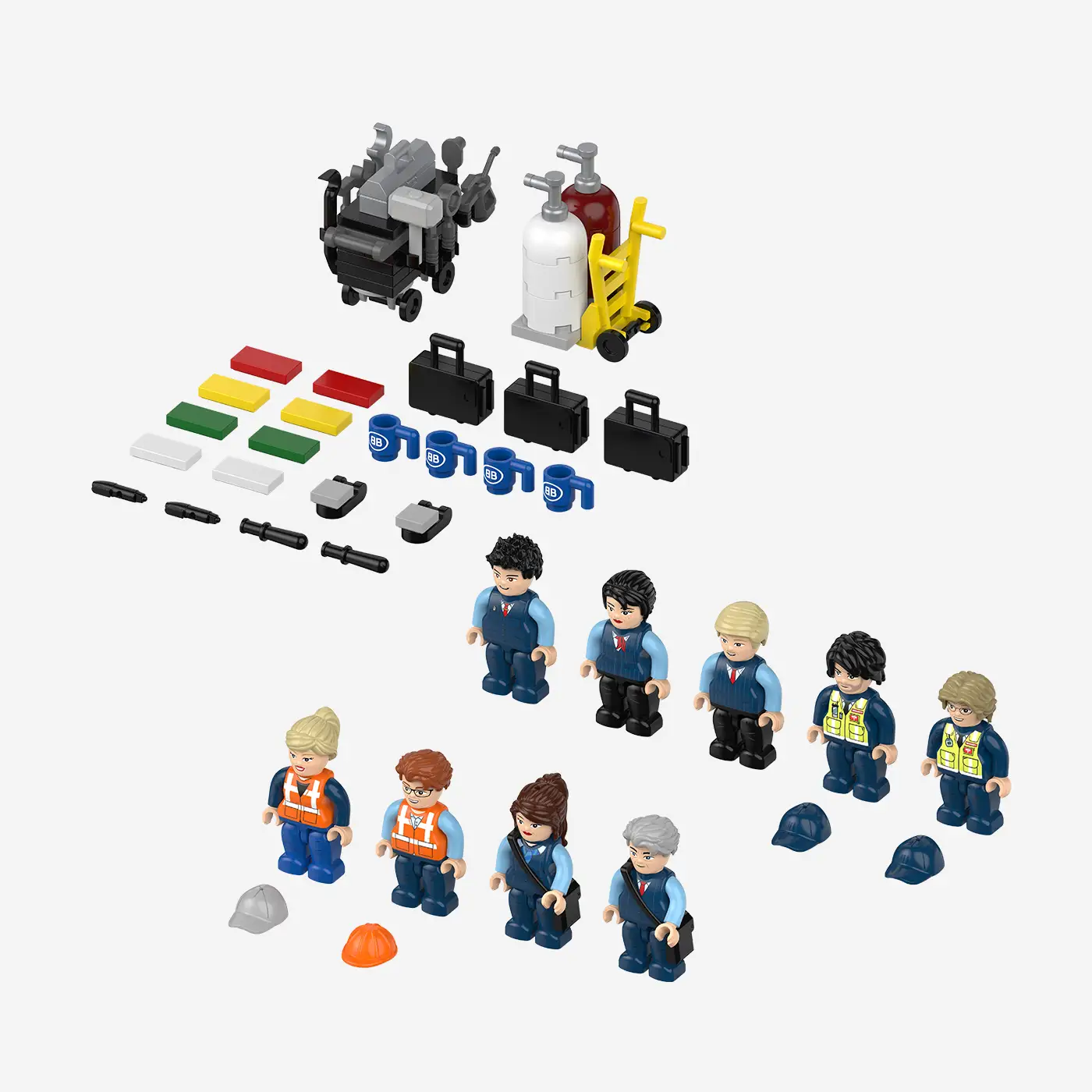 Minifigur - Bahn Personal heute
