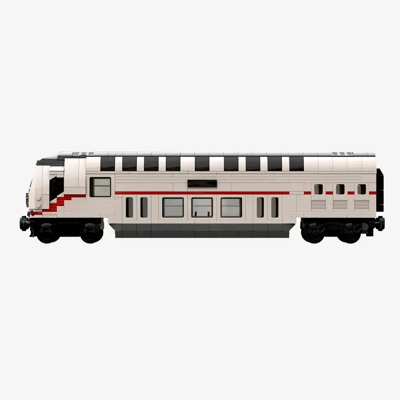 Steuerwagen weiß rot