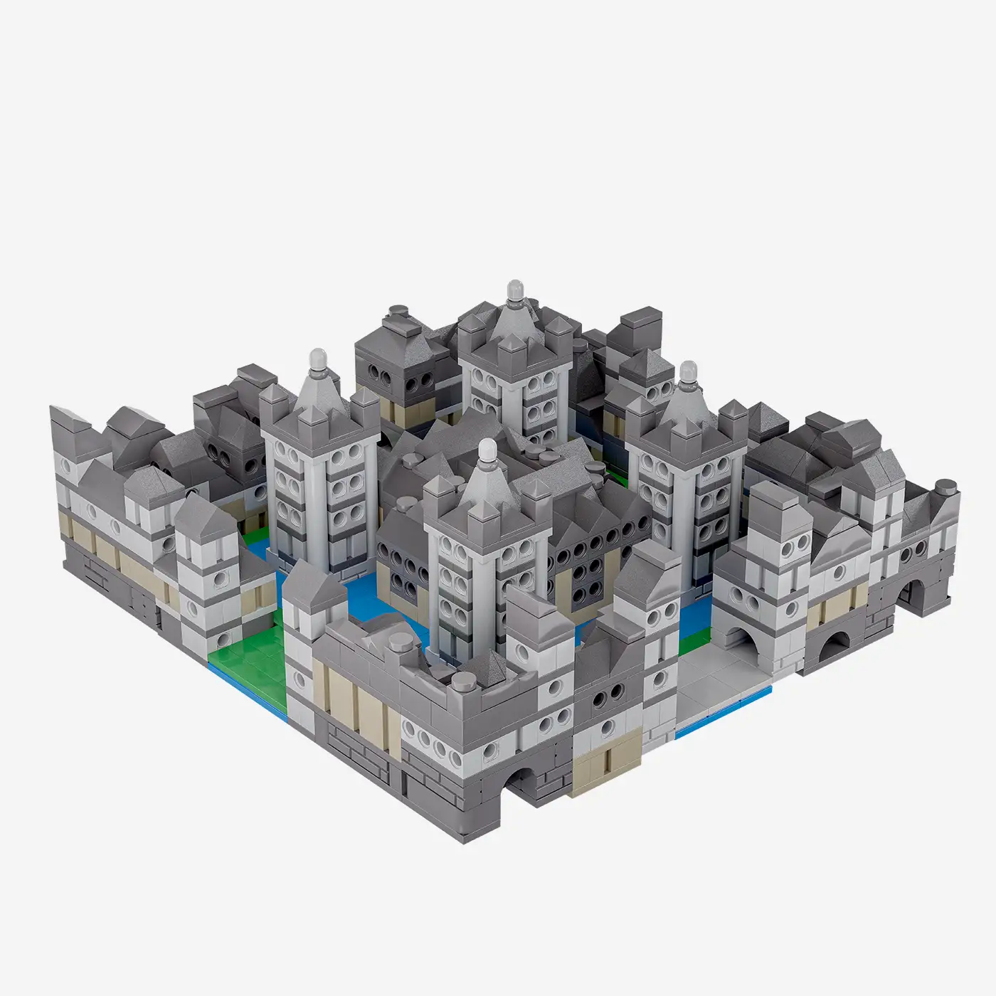 3D-Puzzle: Moated Castle
