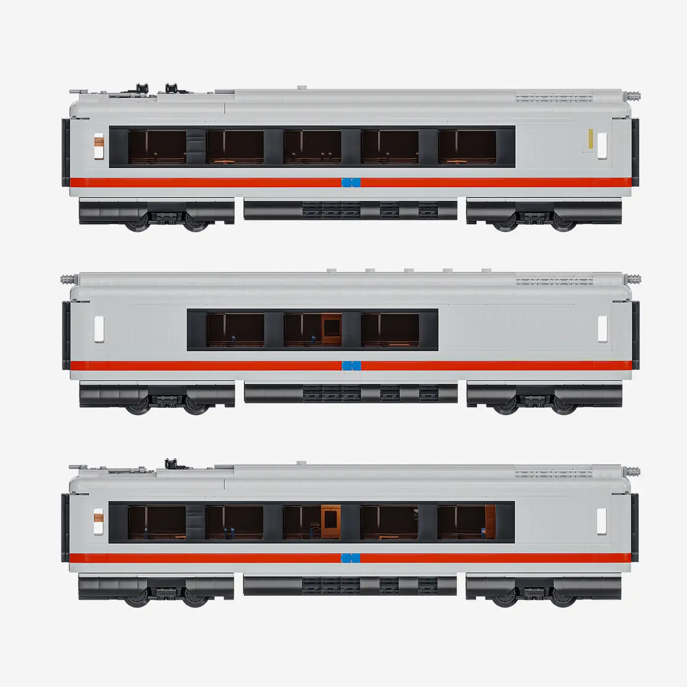 Hochgeschwindigkeits-Personenwagen 3 in 1 (8w) Erste Klasse, Bistro, Familienwaggon