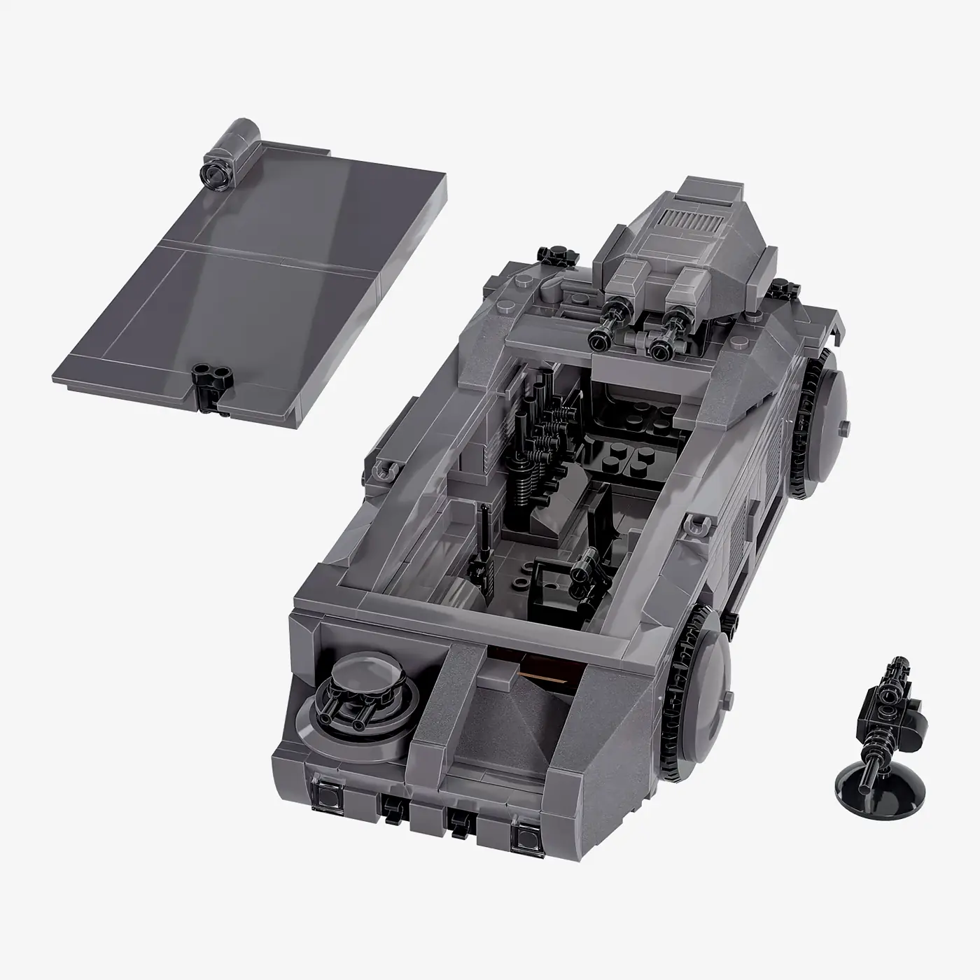 Science-Fiction gepanzerter Mannschaftstransporter (APC)