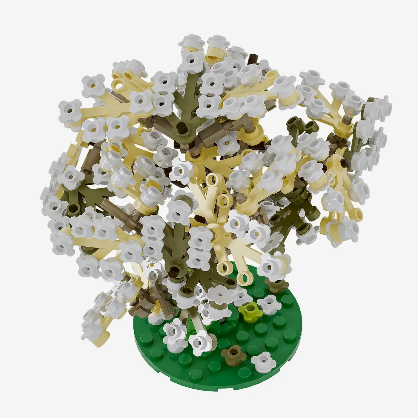 Pflaumenbäume im Frühling, 3er-Set