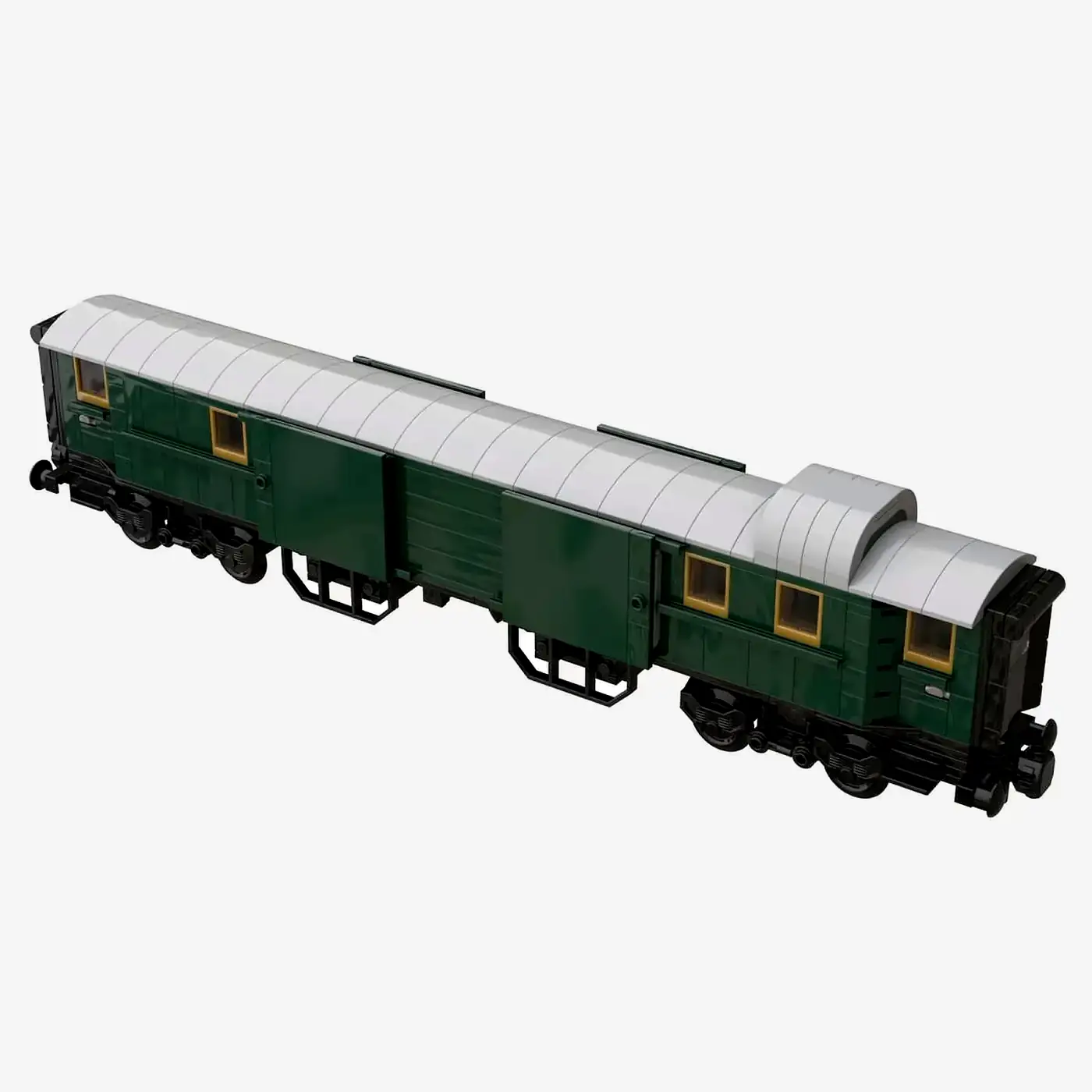 Gepäckwagen dunkelgrün