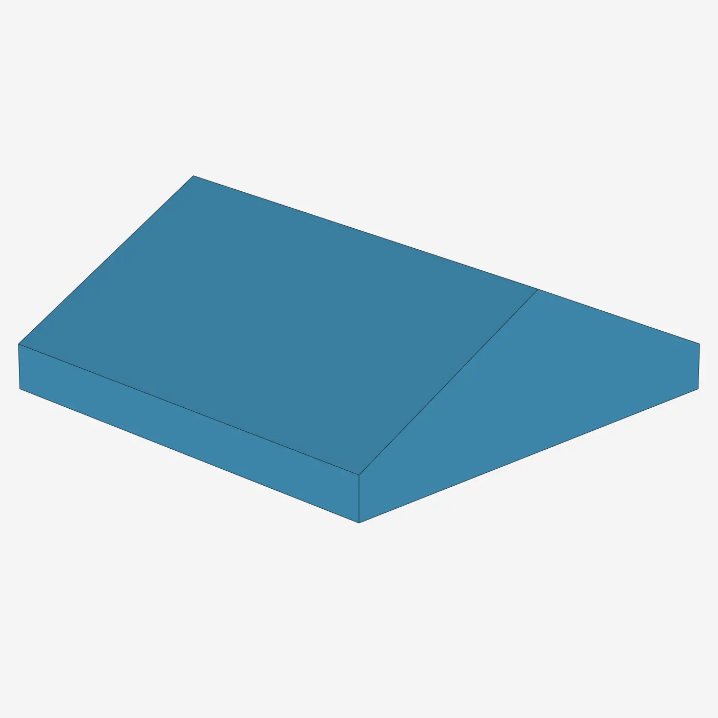 RIDGED TILE 2X2/25° X 100
