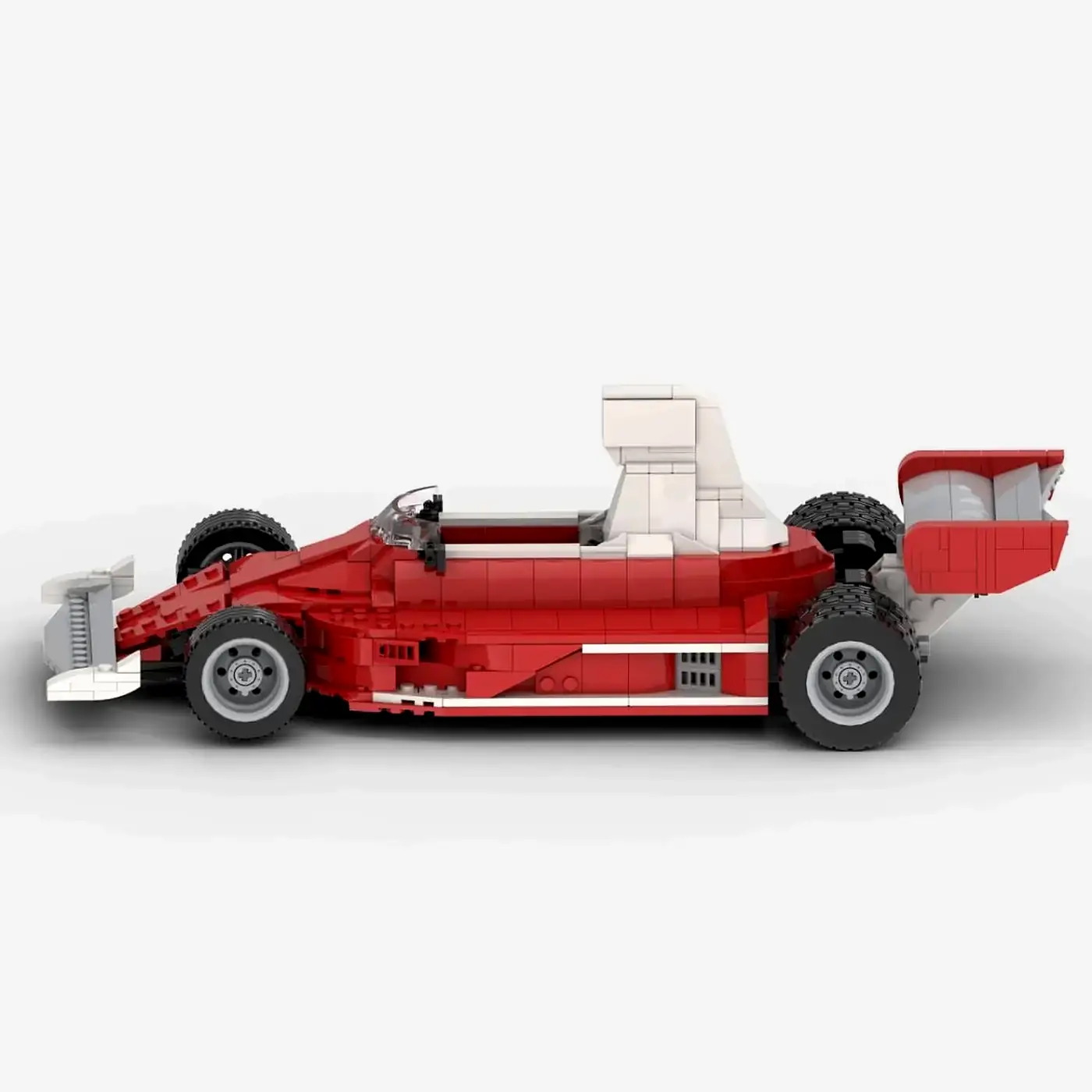 red Race Car 1975