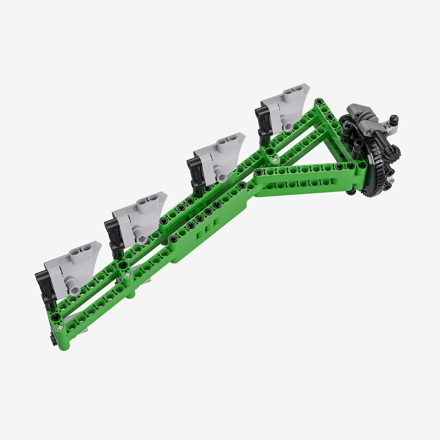 Moderner Traktor 1:18 - Pflug