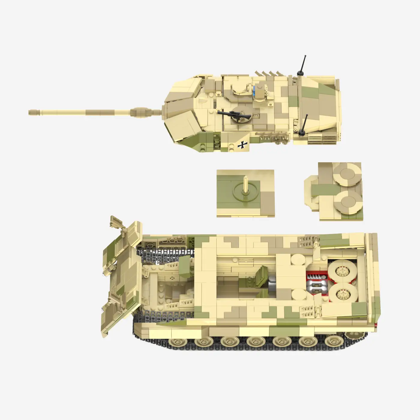 Kampfpanzer Leopard 2 A6 Wüstentarn