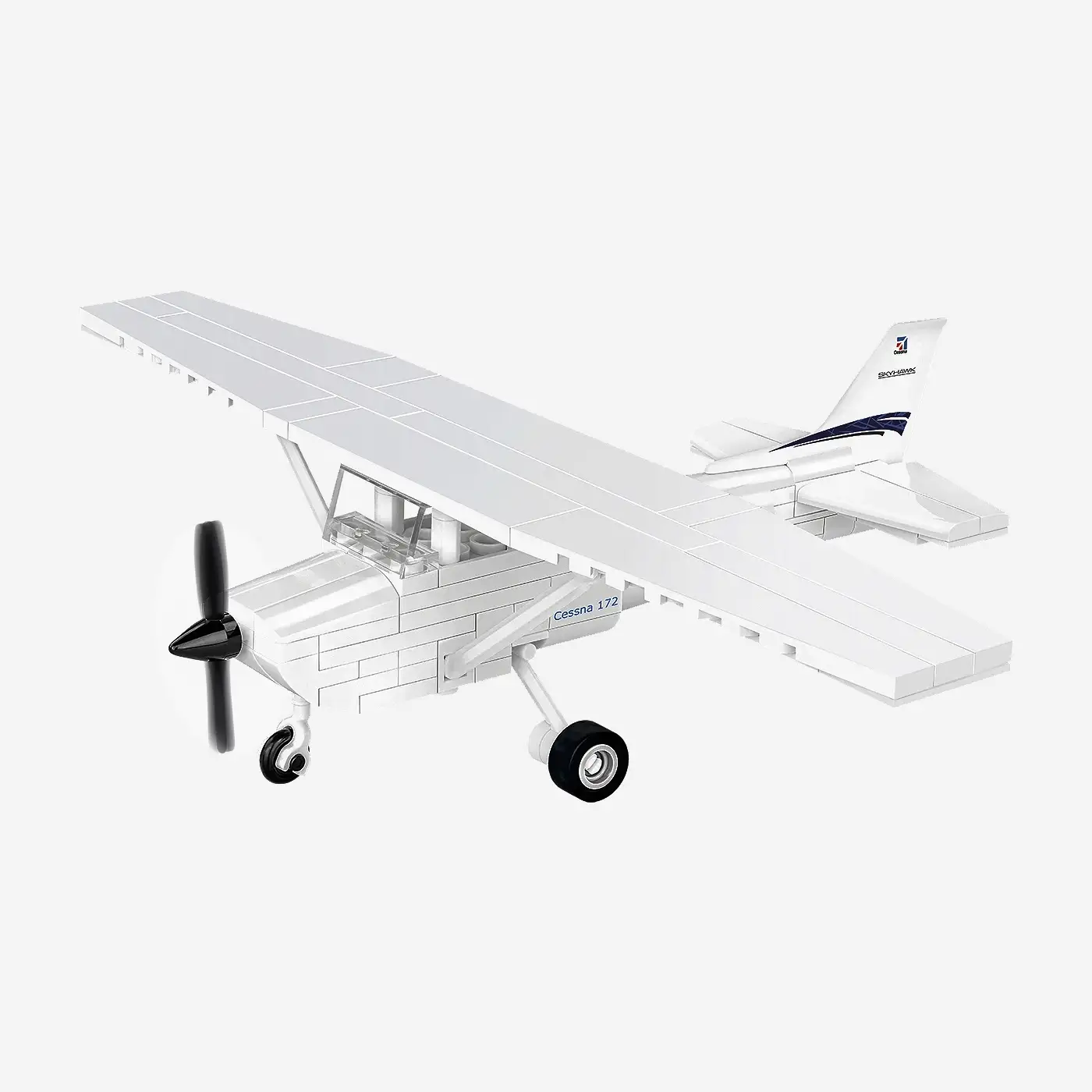 Buy Cessna 172 Skyhawk in white online | BlueBrixx
