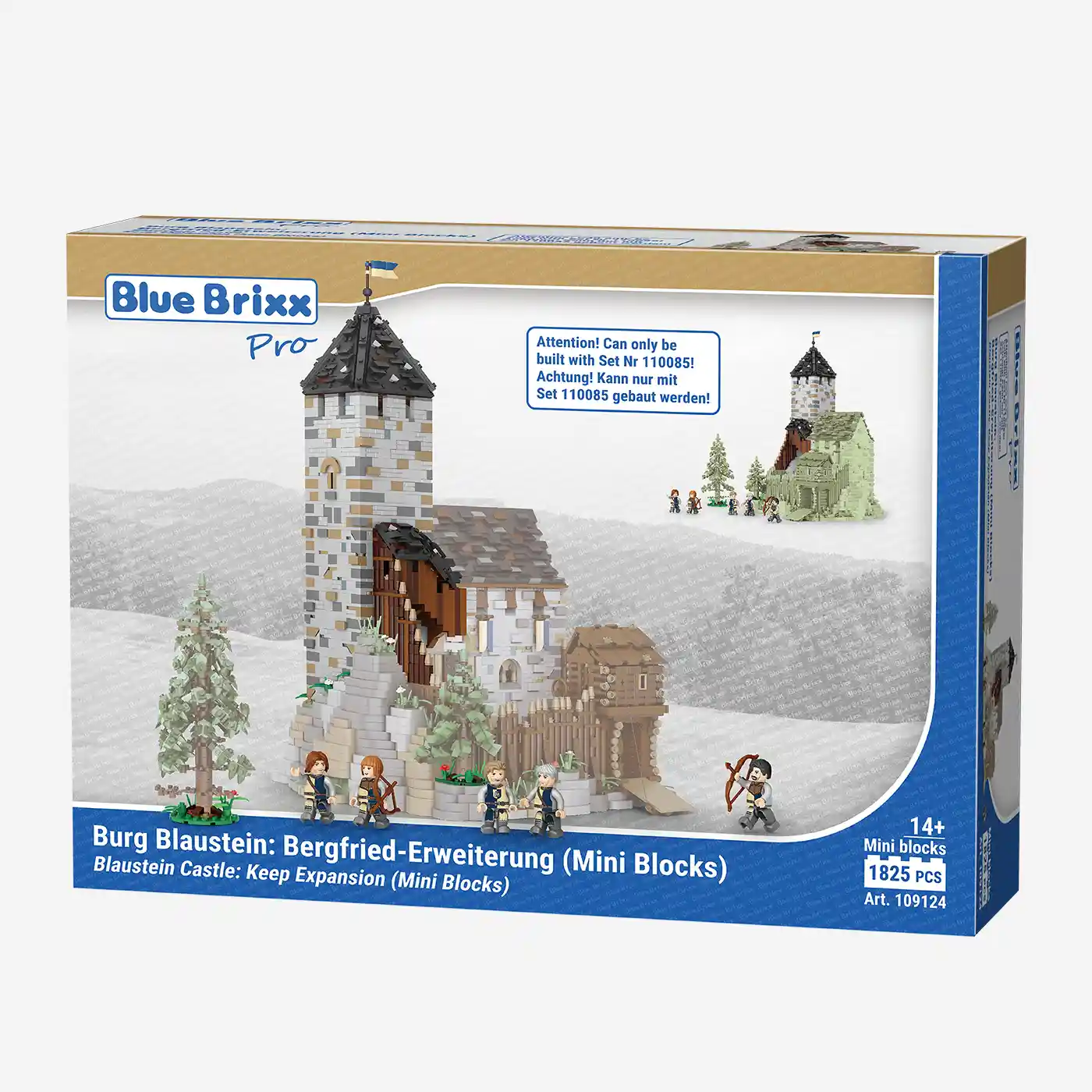 Burg Blaustein Bergfried Erweiterung (Mini Blocks)