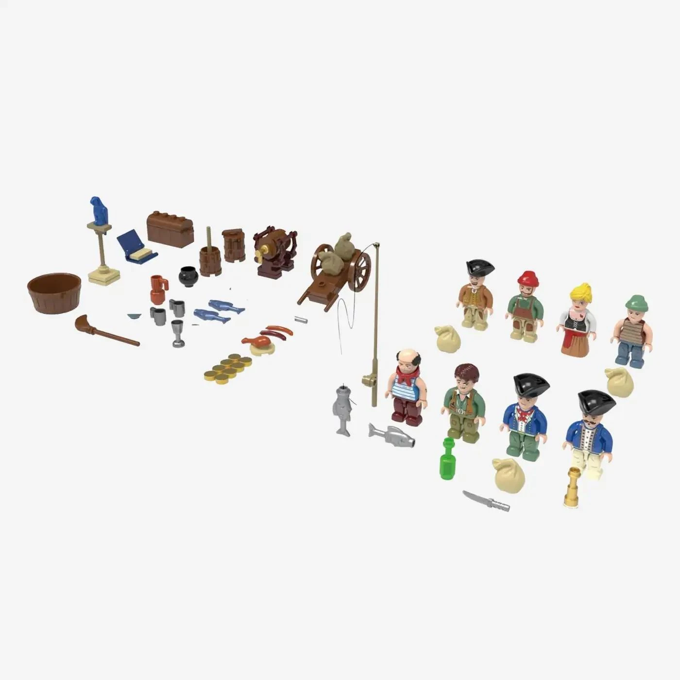 Buy Minifigure Pack Pirates – Civilians online | BlueBrixx