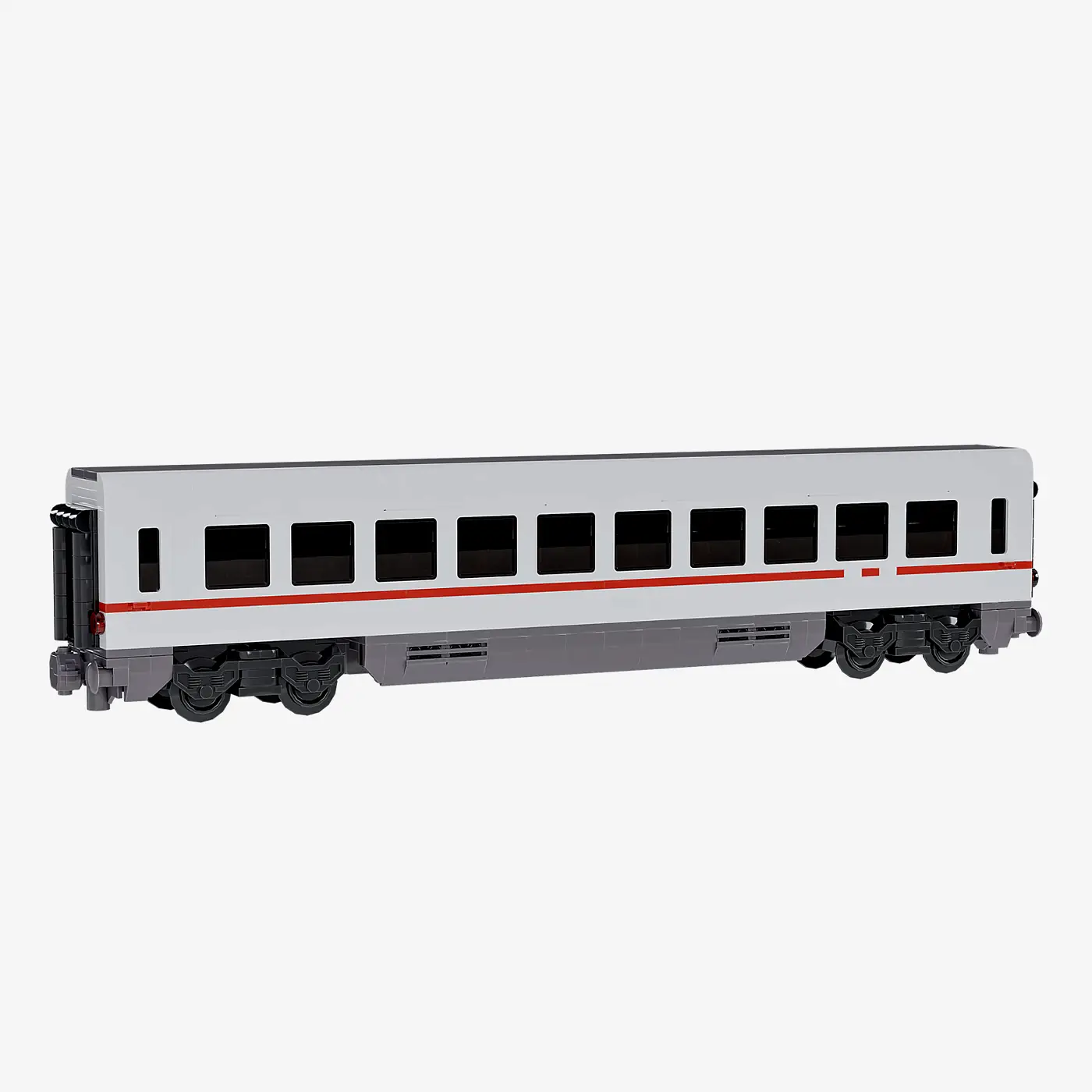 Passagierwagen weiß rot