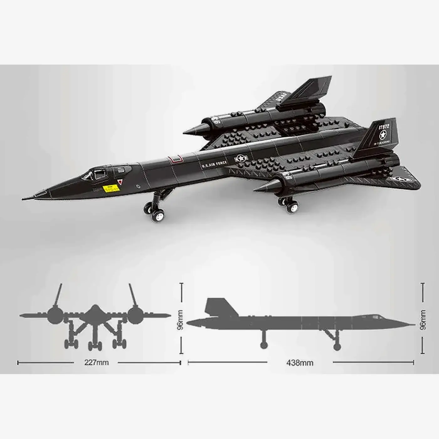 Buy SR-71 Blackbird US Air Force online | BlueBrixx