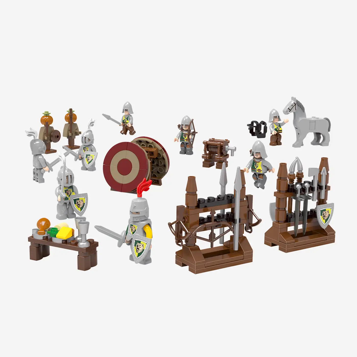 Minifigurenpaket Bärenfels – Ritter