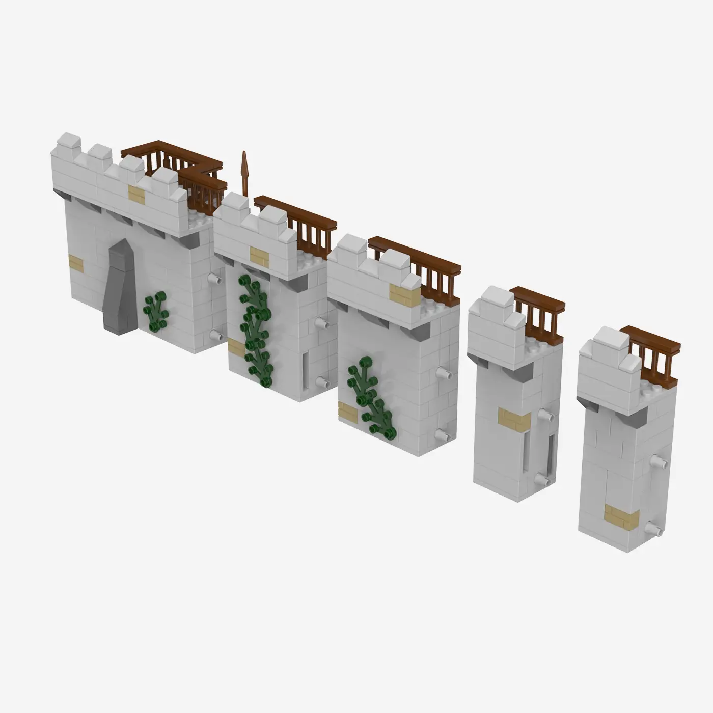 Buy Bear Rock Castle: Wall Expansion online | BlueBrixx