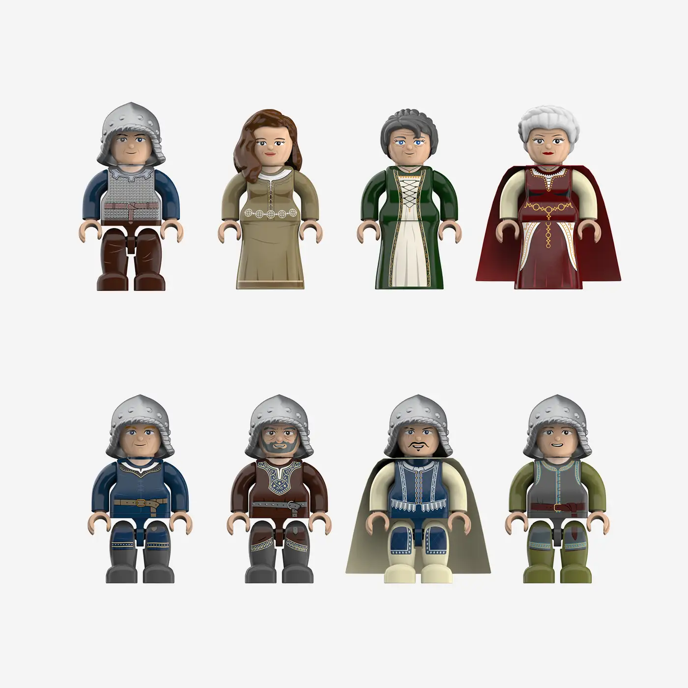  Minifigurenpaket Blaustein: Die Herrschaften