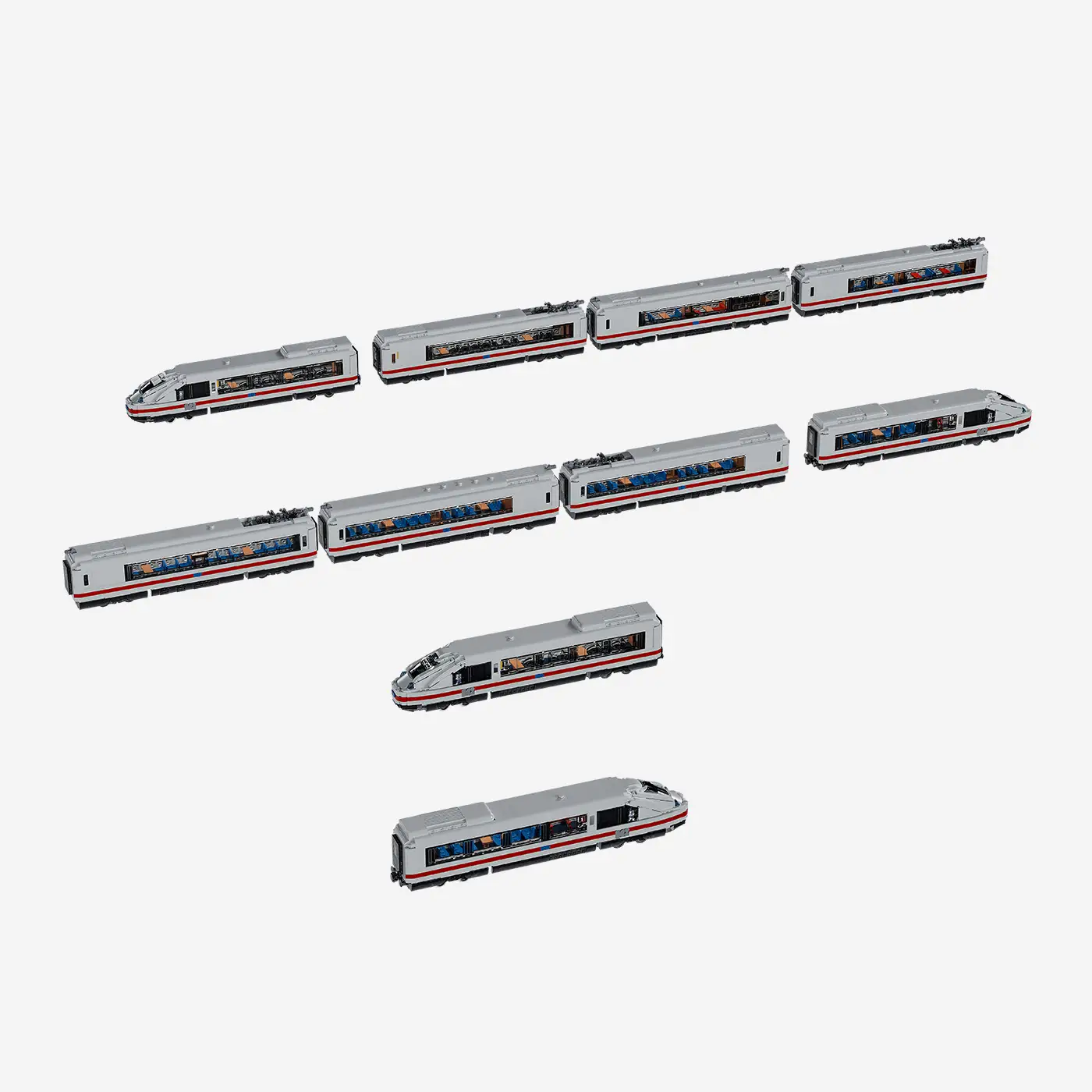 Hochgeschwindigkeits-Triebwagen 2 in 1 (8w)