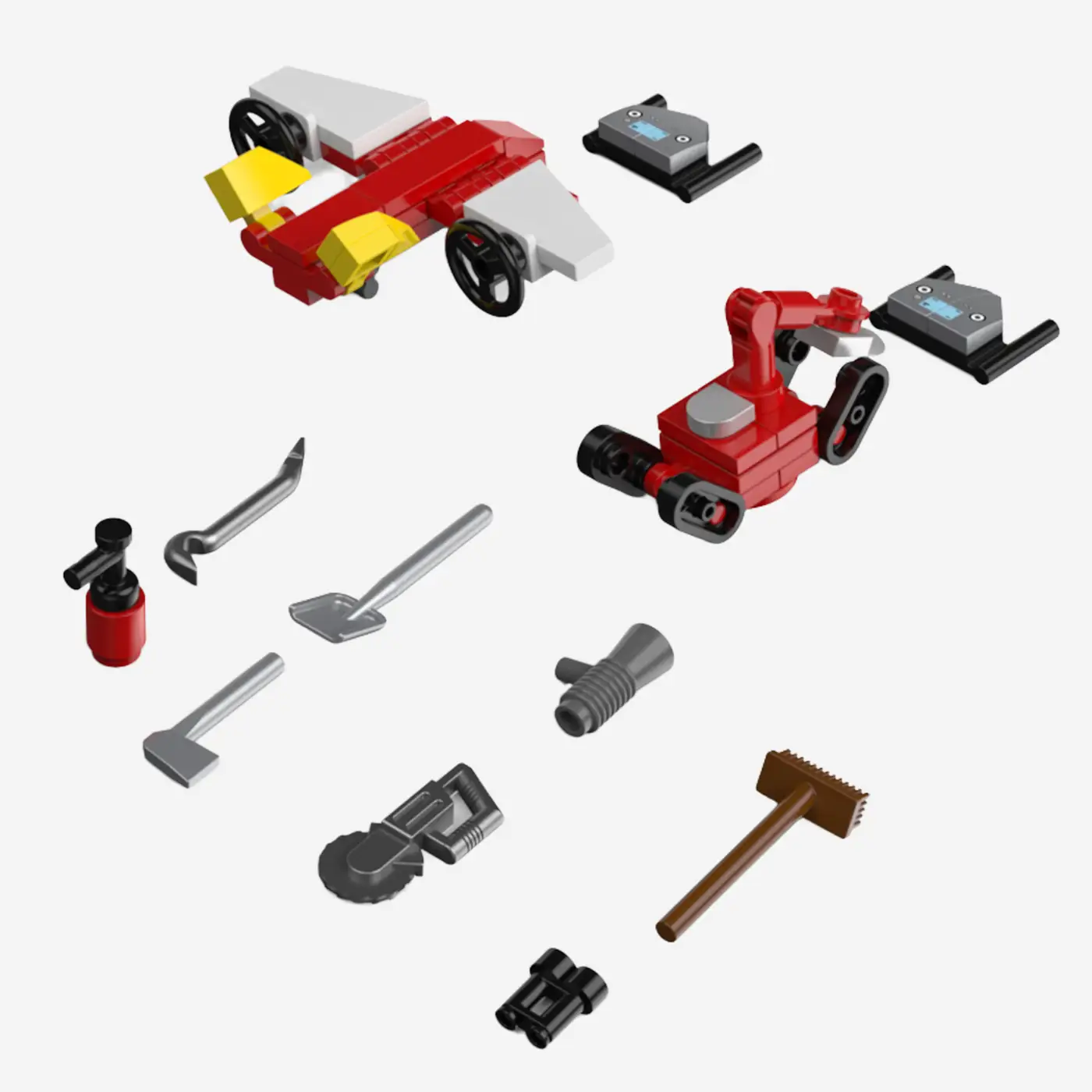 Fire Fighter Minifigures: Drone Support