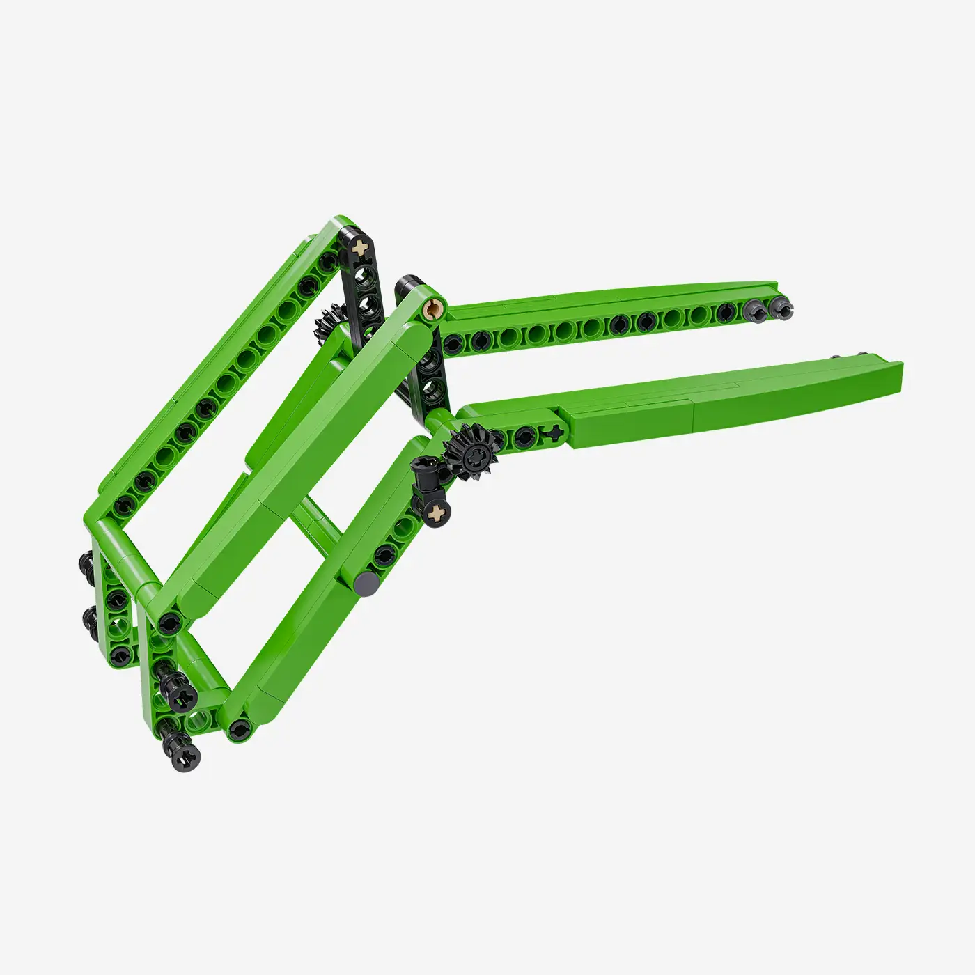 Moderner Traktor 1:18 - Frontladeraufbau mit Zubehör