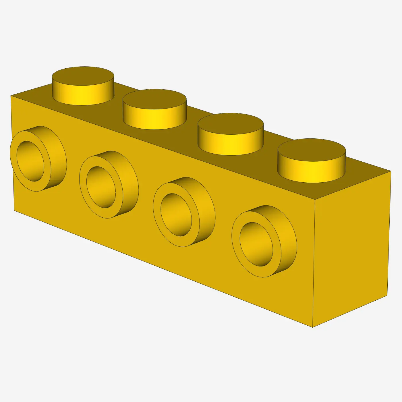 BRICK 1X4 W. 4 KNOBS X 25