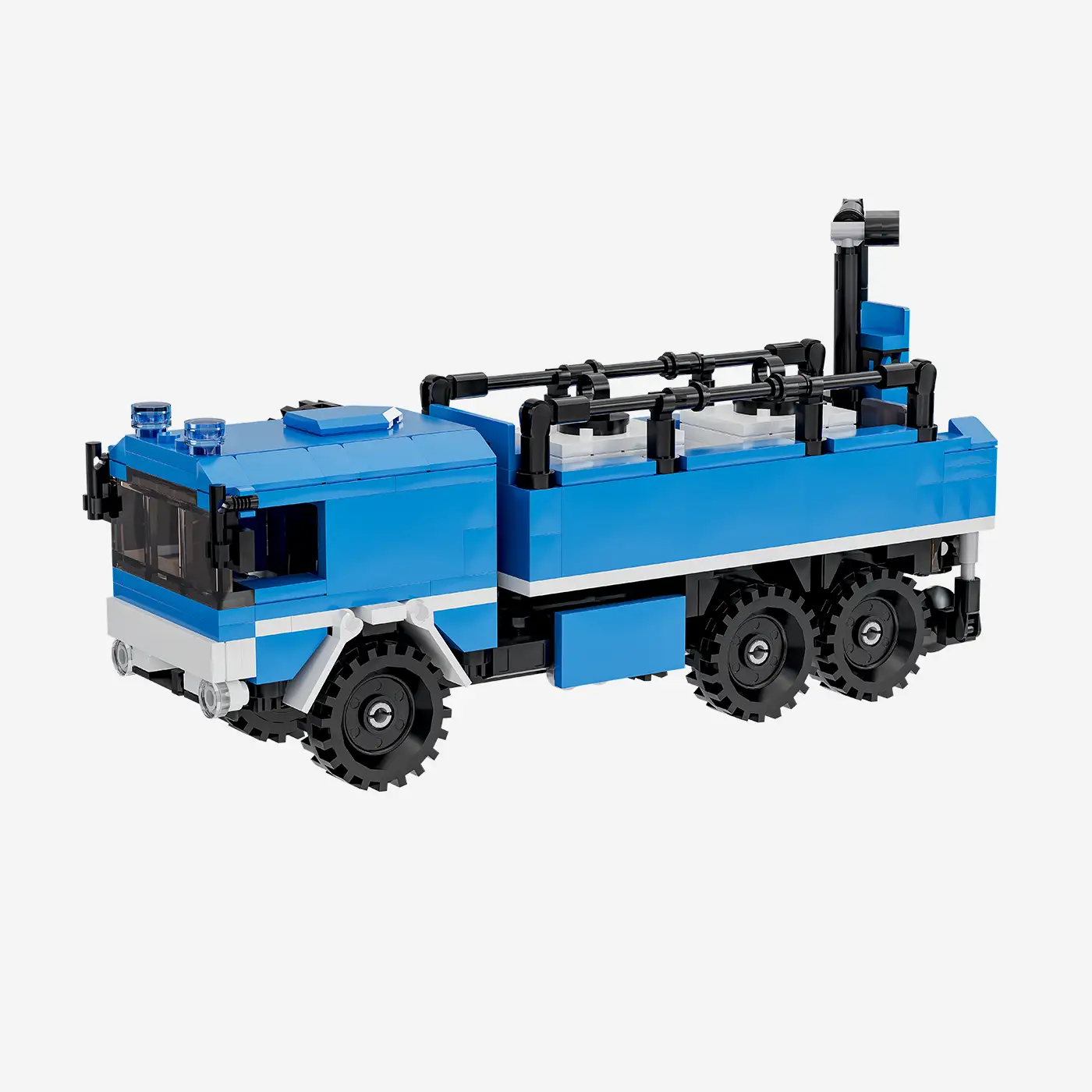 Technisches Hilfswerk LKW mit Ladekran
