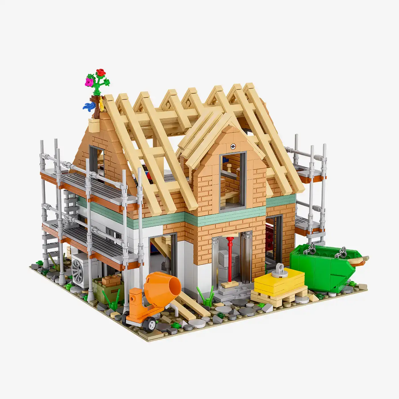 Einfamilienhaus im Rohbau