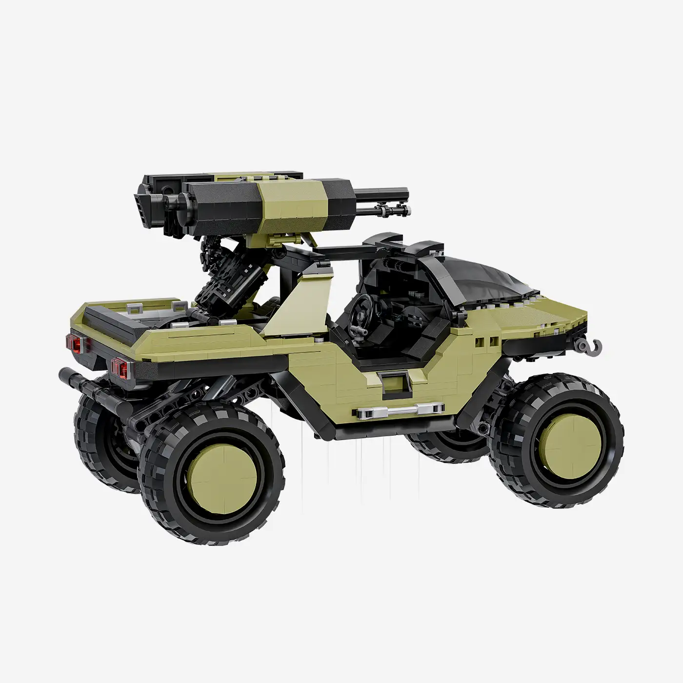 Futuristic Off-Road Combat Vehicle