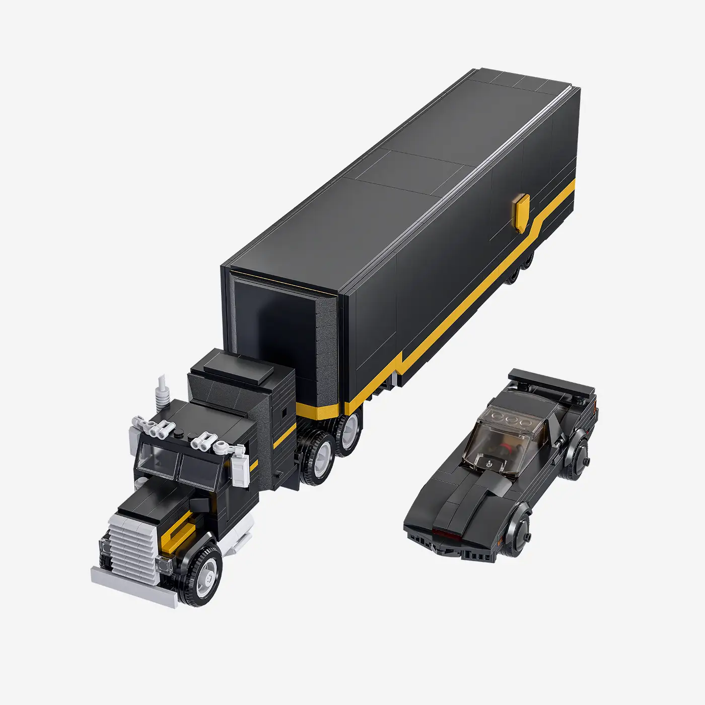 Amerikanischer Truck + Black Herocar