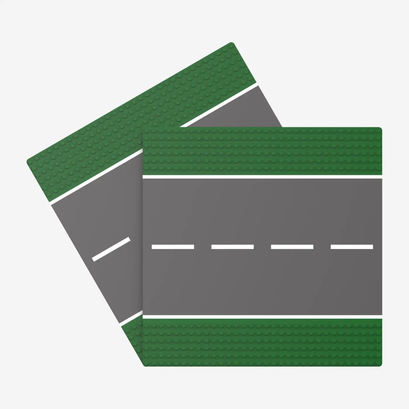 Street Plates 2x 32x32 Straight green