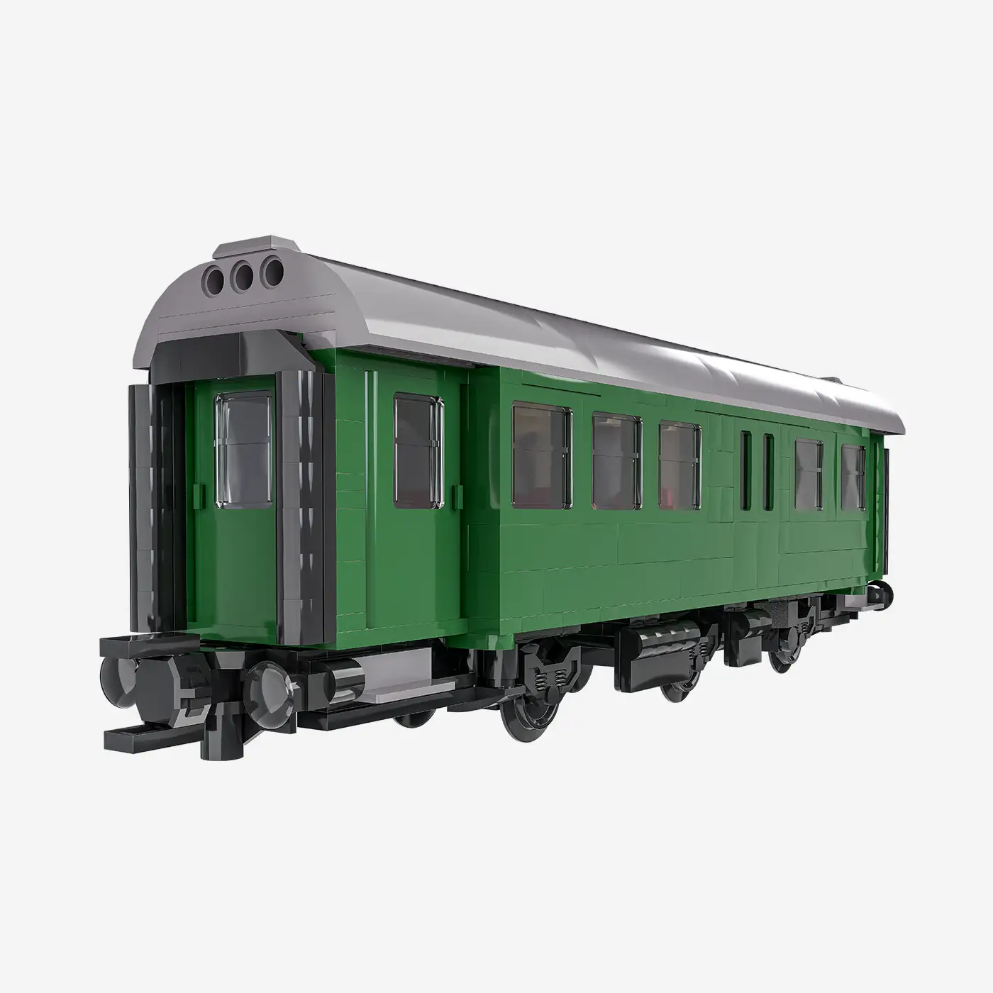 Umbauwagen 2te Klasse und Gepäckabteil (8w)