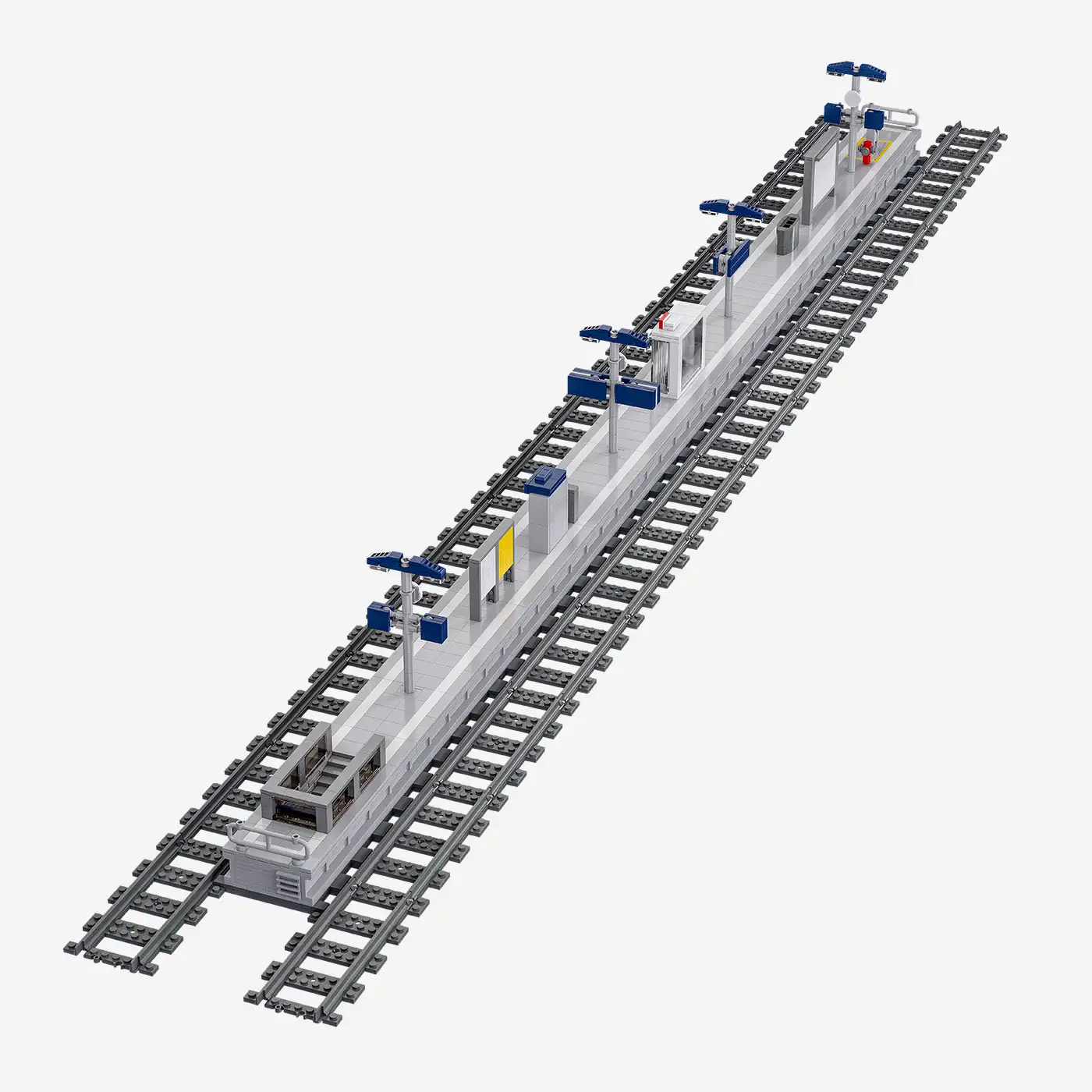 Moderner Bahnsteig
