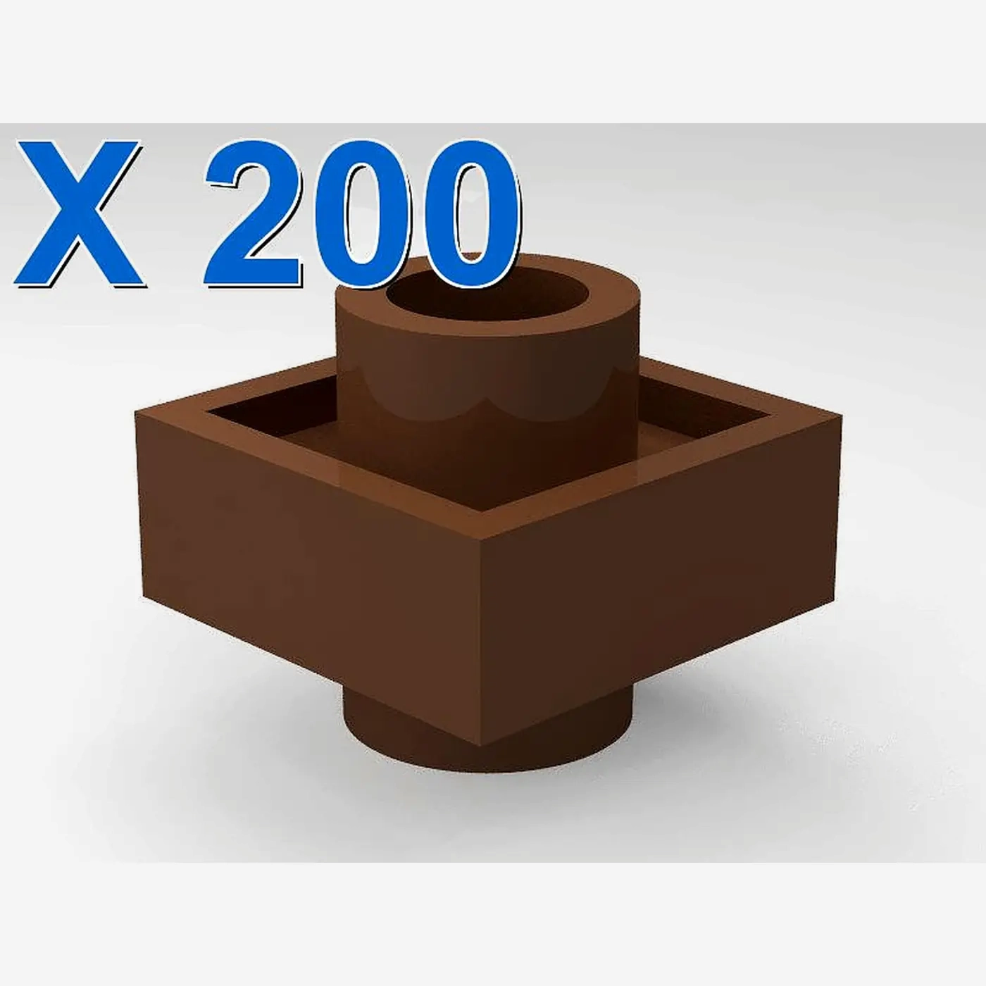 Plate 1x1 with studs on 2 sides X 200