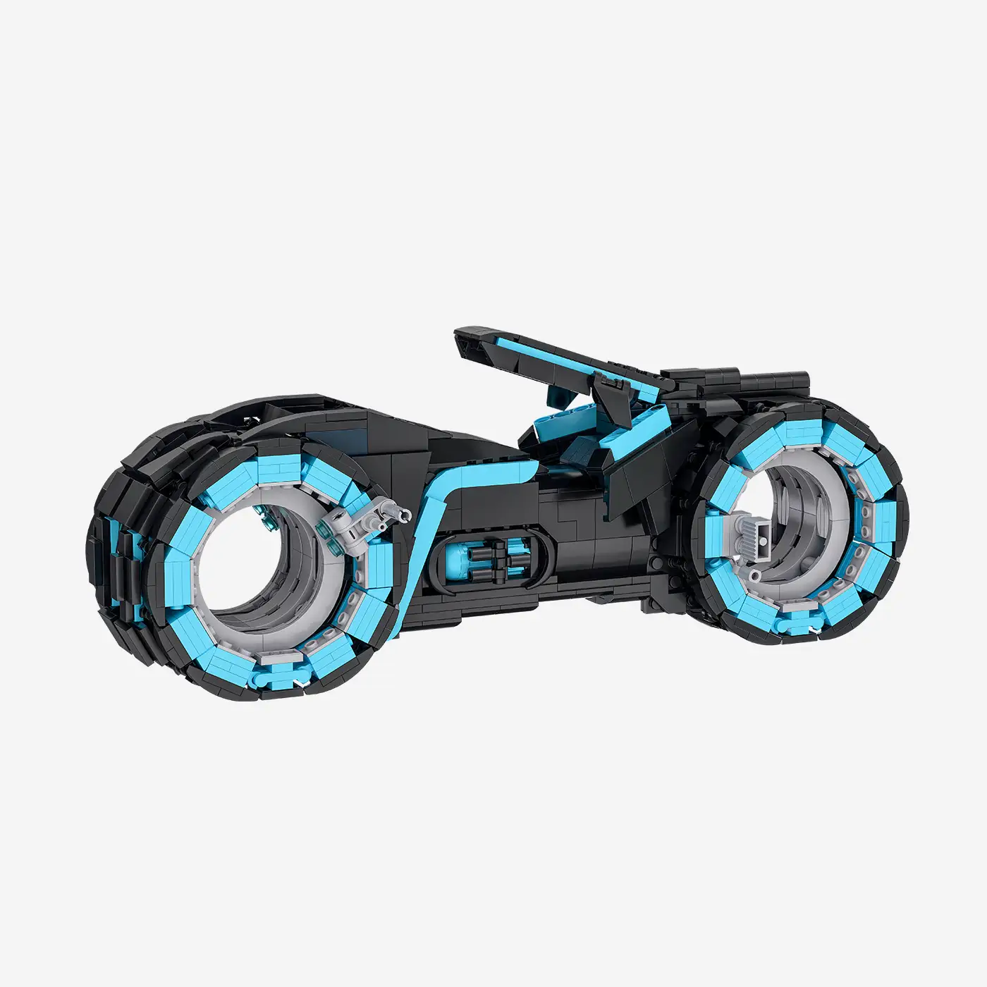 Futuristic light motorbike