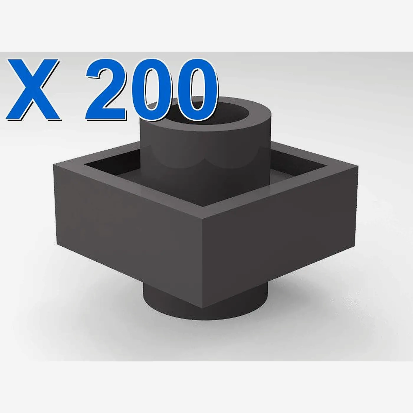 Plate 1x1 with studs on 2 sides X 200