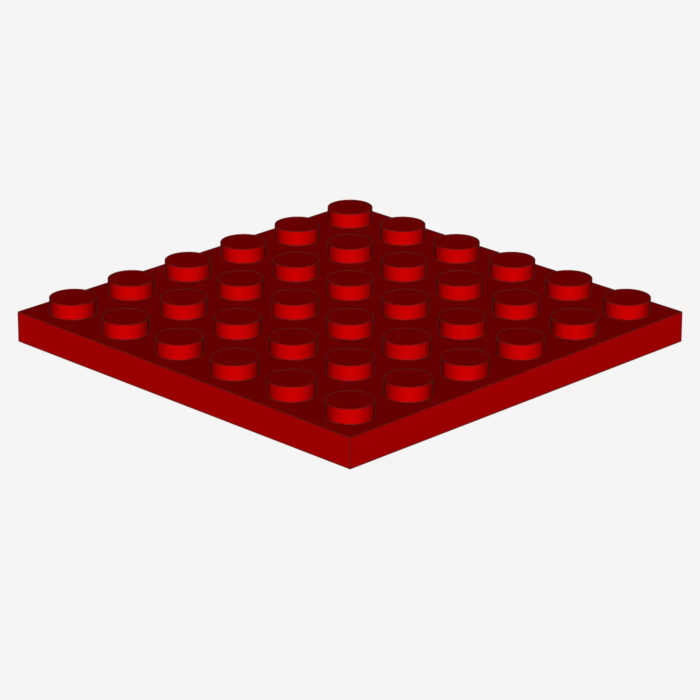 PLATE 6X6 X 10