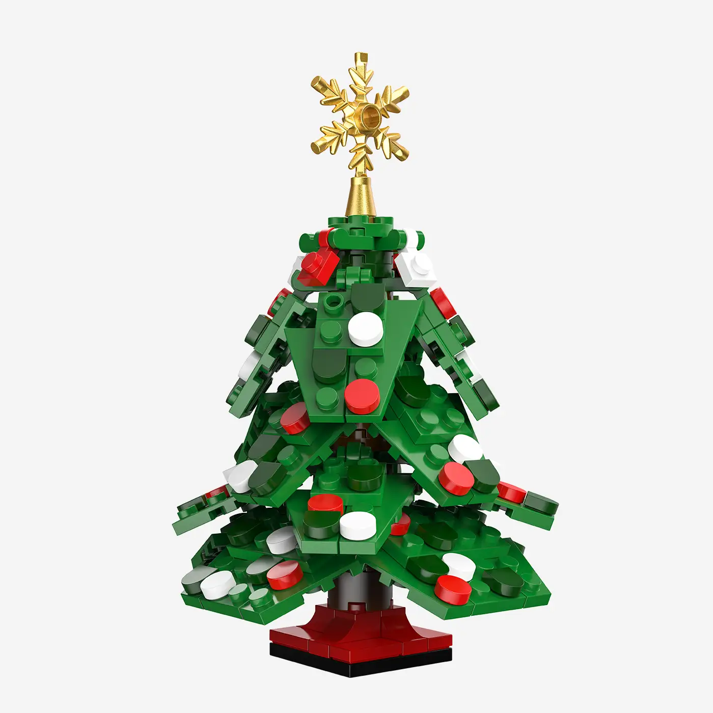 Festliche Winterbande Weihnachtsbaum