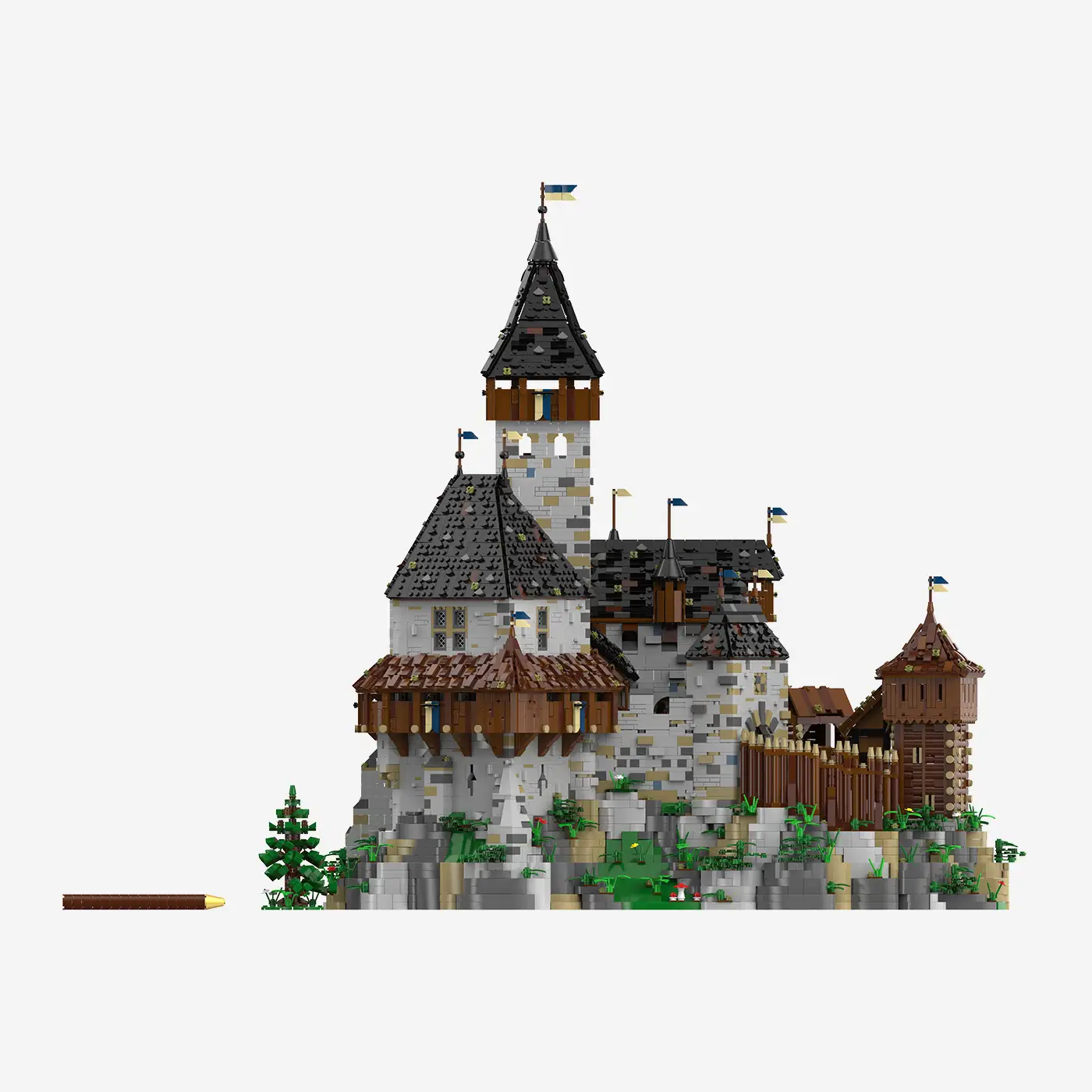 Burg Blaustein: Hurde- Erweiterung