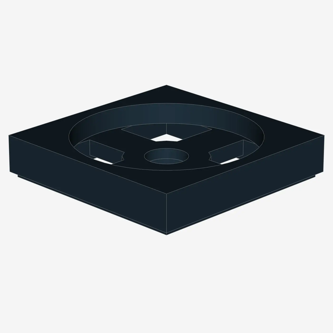 TURN PLATE 2X2, LOWER PART X 100