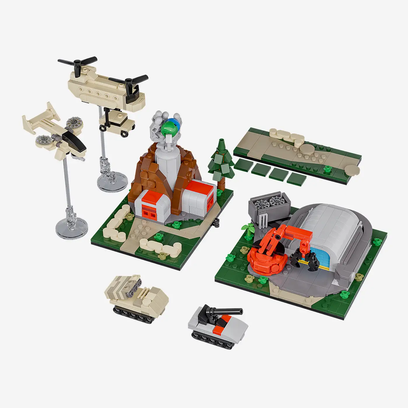 Crystal Conflict: Building Yard + Barracks