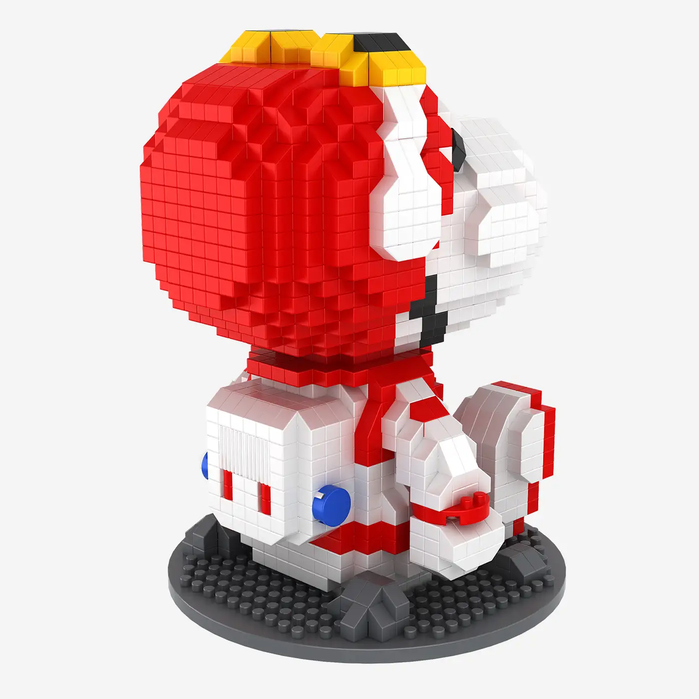 Astronaut Snoopy sitting (diamond blocks)