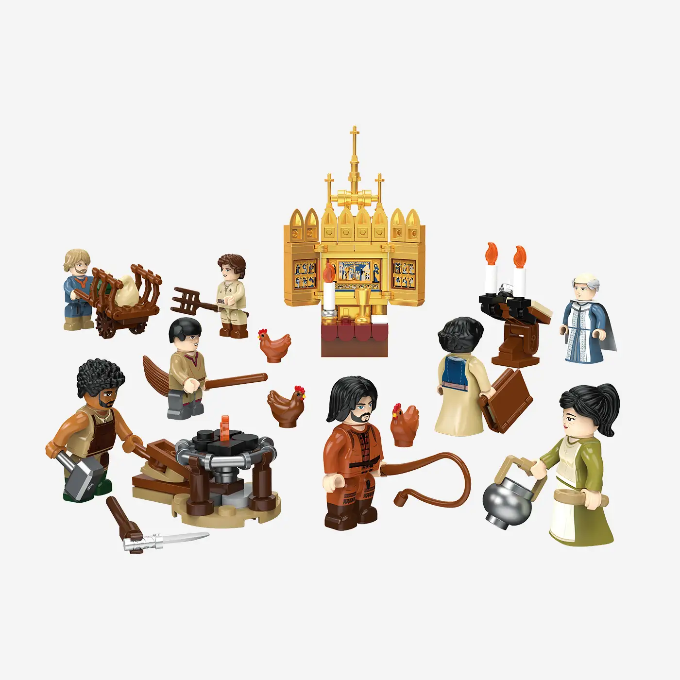 Burg Blaustein Minifigurenpaket Burgbewohner