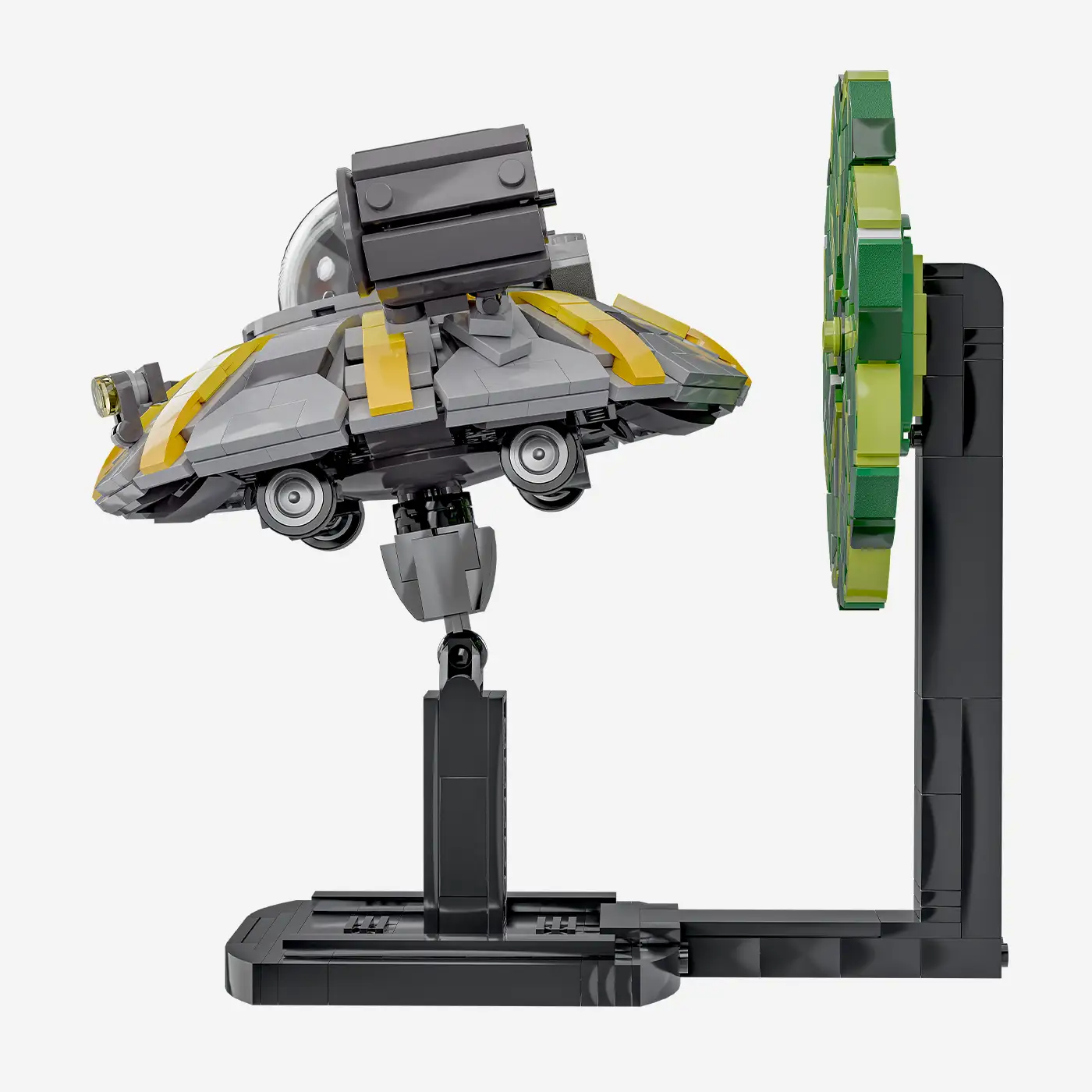 Raumschiff des exzentrischen Wissenschaftlers