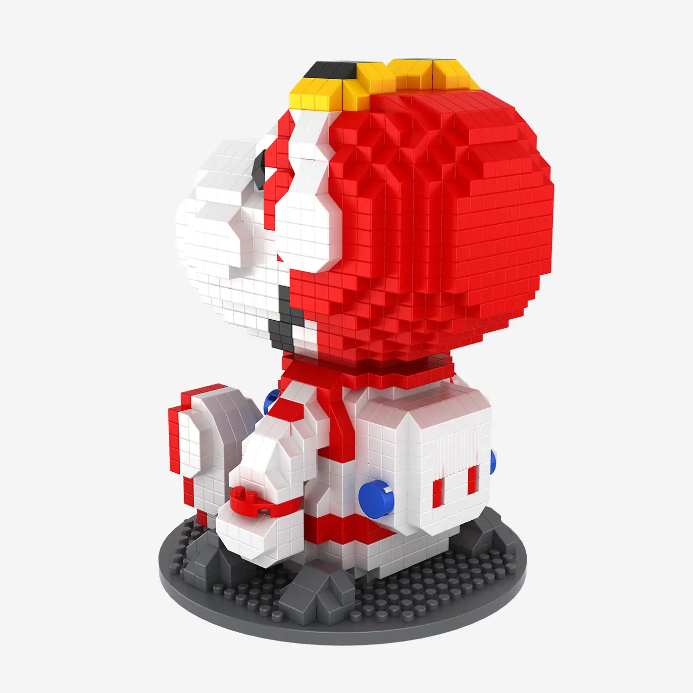 Astronaut Snoopy sitting (diamond blocks)