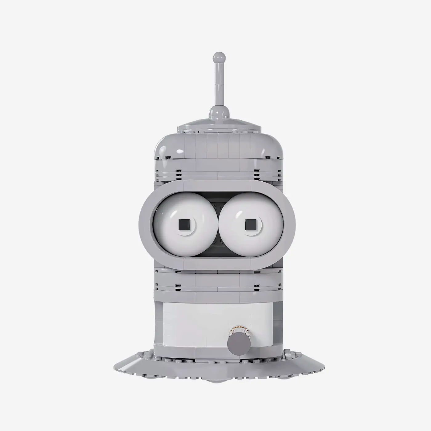 Zigarre rauchender Roboterkopf