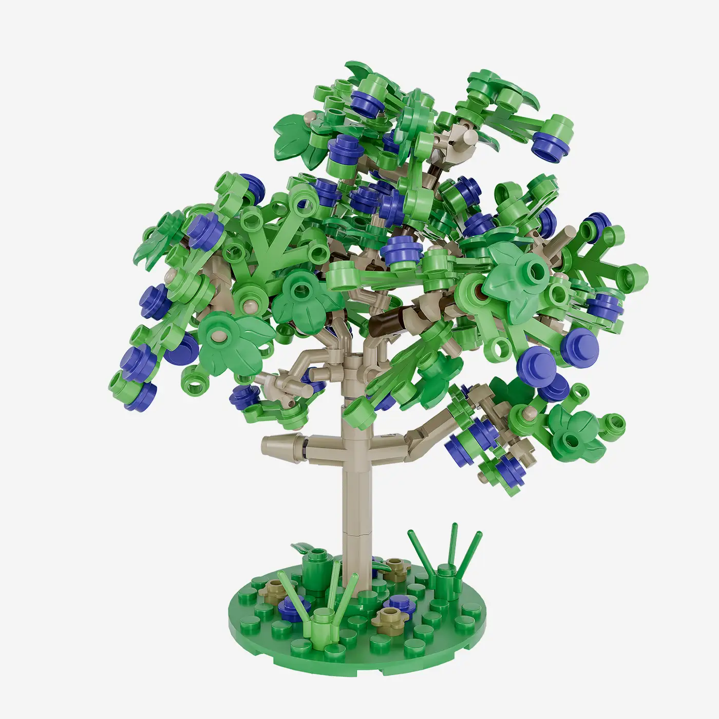 Pflaumenbäume im Sommer, 3er-Set