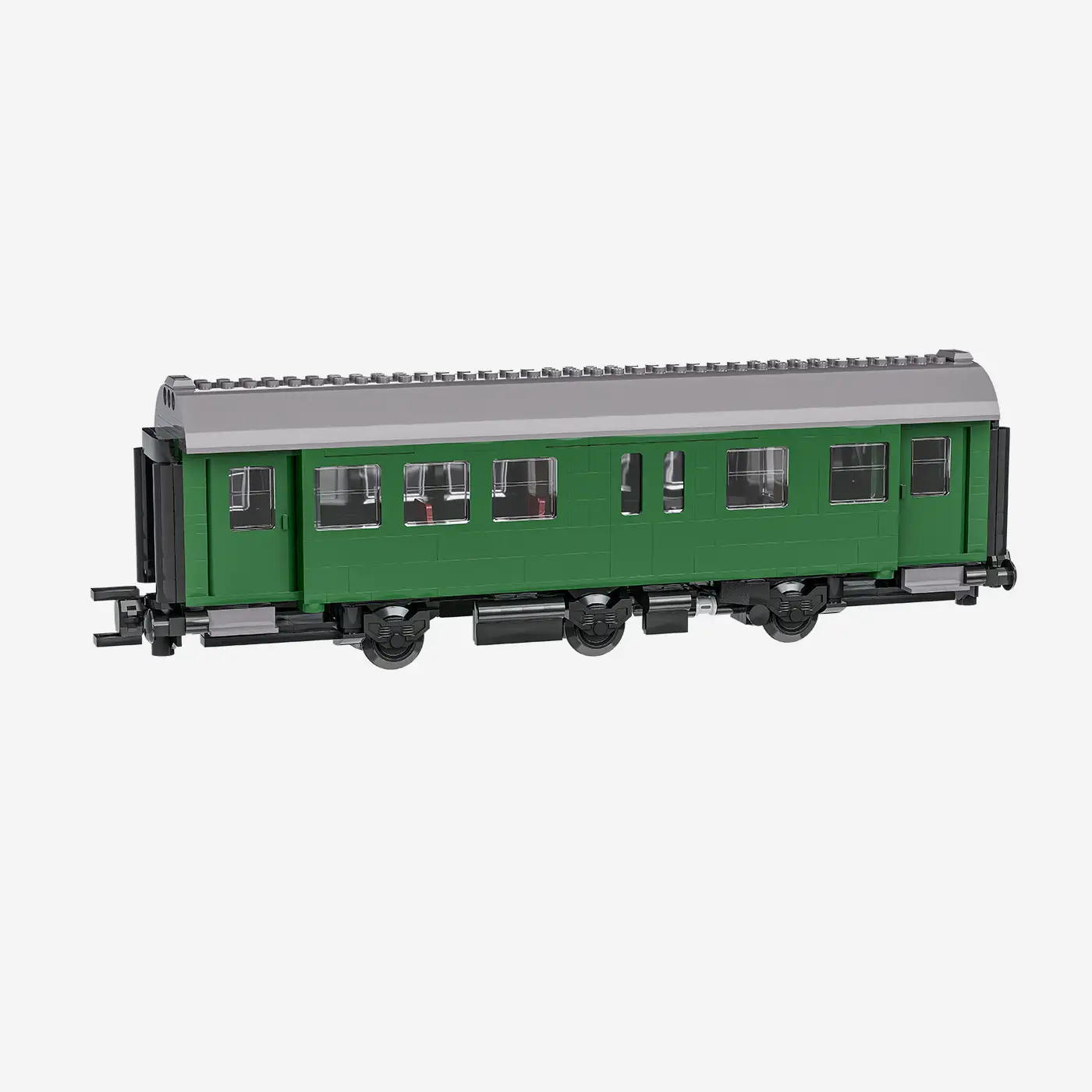 Umbauwagen 2te Klasse und Gepäckabteil (8w)