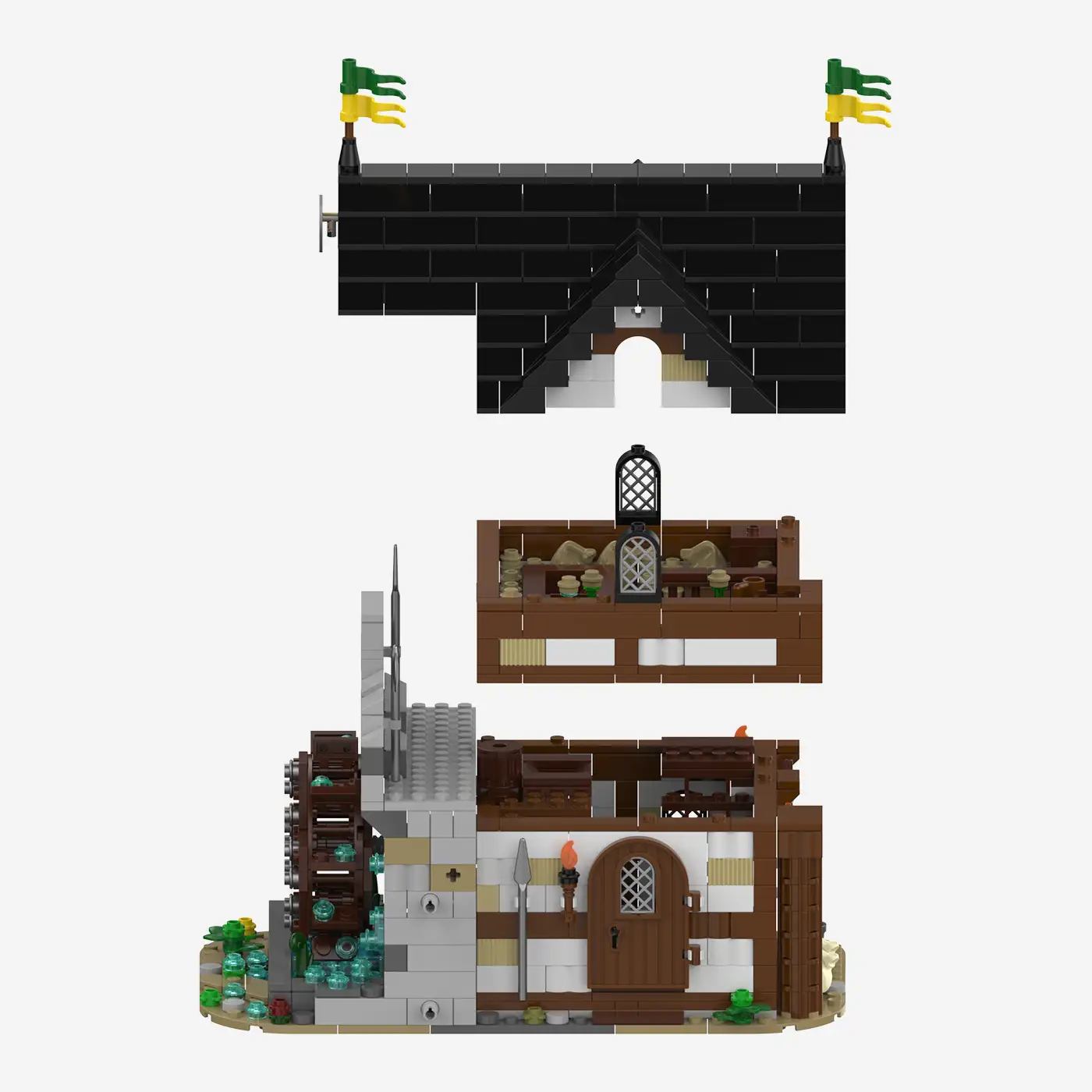 Bear Rock Castle: Watermill