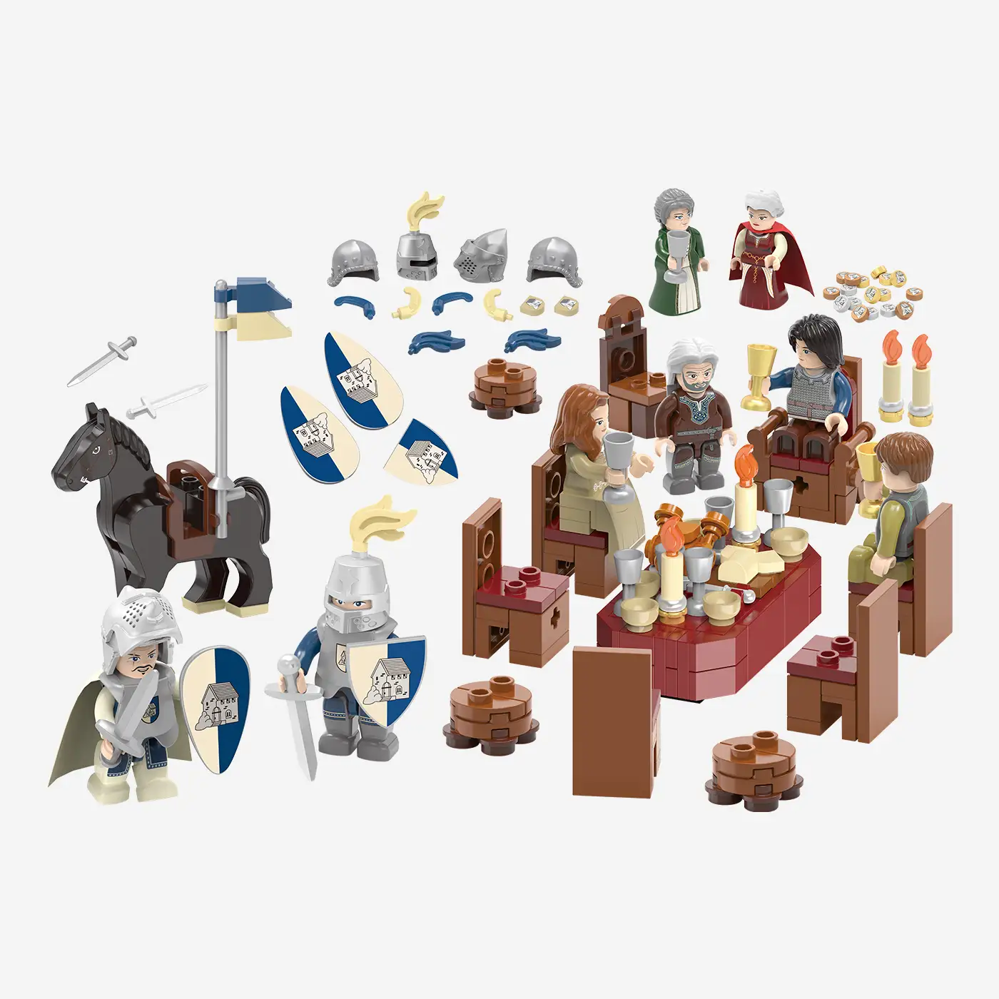 Minifigurenpaket Blaustein: Die Herrschaften
